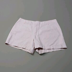 Vintage Old Navy Womens 14 Cotton Candy Pink Twill Chino Shorts Mom 90s Relaxed